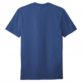 District DT7500 Flex Tee - Heathered Deep Royal