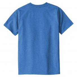 District DT8000Y Youth Re-Tee - Blue Heather