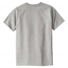 District DT8000Y Youth Re-Tee - Light Heather Grey