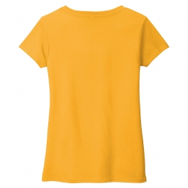 District DT8001 Women\'s Re-Tee V-Neck - Maize Yellow