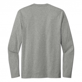 District DT8003 Re-Tee Long Sleeve - Light Heather Grey