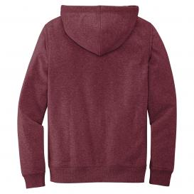 District DT8100 Re-Fleece Pullover Hoodie - Maroon Heather
