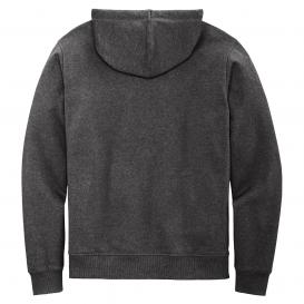 District DT8102 Re-Fleece Full-Zip Hoodie - Charcoal Heather