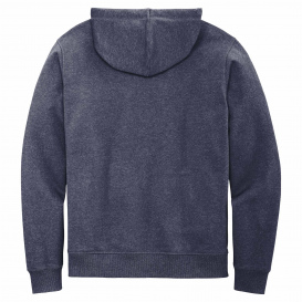 District DT8102 Re-Fleece Full-Zip Hoodie - Heathered Navy