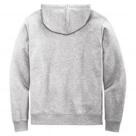 District DT8102 Re-Fleece Full-Zip Hoodie - Light Heather Grey