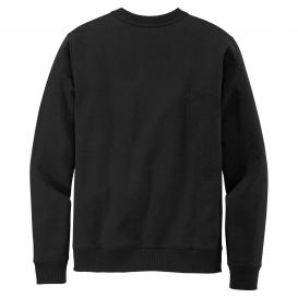 District DT8104 Re-Fleece Crew Neck Sweatshirt - Black