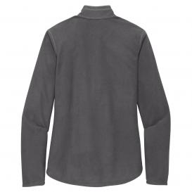 Eddie Bauer EB227 Ladies 1/2-Zip Microfleece Jacket - Grey Steel