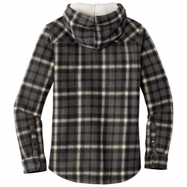 Eddie Bauer EB229 Ladies Woodland Shirt Jac - Grey Steel/Bone