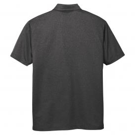 Port Authority K542 Heathered Silk Touch Performance Polo - Black Heather
