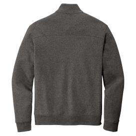 Port Authority K809 Interlock Full-Zip Jacket - Charcoal Heather/Medium Heather Grey