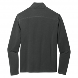 Port Authority K825 Microterry 1/4-Zip Pullover - Charcoal