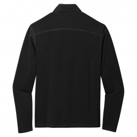Port Authority K825 Microterry 1/4-Zip Pullover - Deep Black