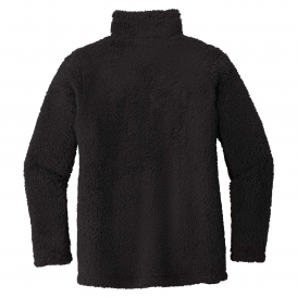 Port Authority L130 Ladies Cozy 1/4-Zip Fleece - Black