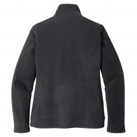 Port Authority L211 Ladies Ultra Warm Brushed Fleece Jacket - Graphite/Deep Black