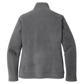 Port Authority L211 Ladies Ultra Warm Brushed Fleece Jacket - Gusty Grey/Sterling Grey