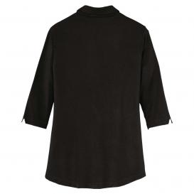 Port Authority LK5601 Ladies Luxe Knit Tunic - Deep Black