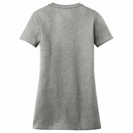 New Era LNEA101 Ladies Heritage Blend V-Neck Tee - Light Graphite Twist