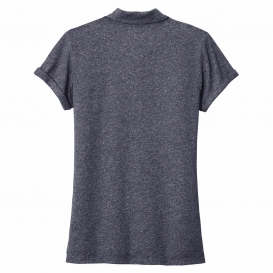 New Era LNEA301 Ladies Slub Twist Polo - True Navy Twist