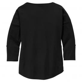 OGIO LOG141 Ladies Gravitate Scoop 3/4-Sleeve - Blacktop