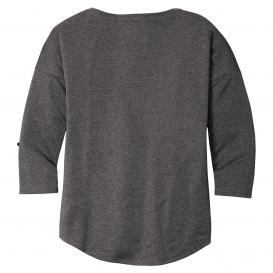 OGIO LOG141 Ladies Gravitate Scoop 3/4-Sleeve - Dark Heather Grey