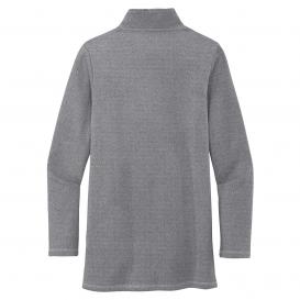 OGIO LOG821 Ladies Transition 1/4-Zip - Petrol Grey Heather
