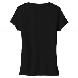 Port & Company LPC330V Ladies Tri-Blend V-Neck Tee - Black