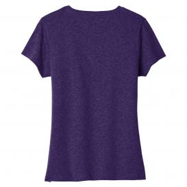 Port & Company LPC330V Ladies Tri-Blend V-Neck Tee - Team Purple Heather