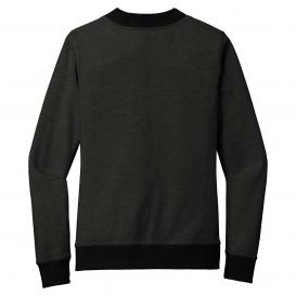 Sport-Tek LST274 Ladies Lightweight French Terry Bomber - Heather Black