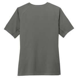 Sport-Tek LST470 Ladies Rashguard Tee - Dark Smoke Grey