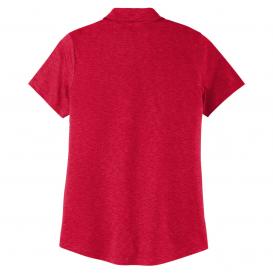 Sport-Tek LST530 Ladies PosiCharge Strive Polo - Deep Red