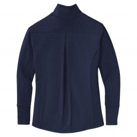 Sport-Tek LST560 Ladies Sport-Wick Flex Fleece Full-Zip - True Navy