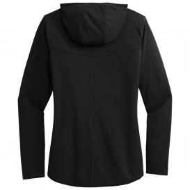 Sport-Tek LST870 Ladies Circuit Hooded Full-Zip - Deep Black