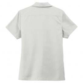 Port Authority LW400 Ladies Short Sleeve Performance Staff Shirt - Silver