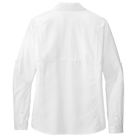 Port Authority LW960 Ladies Long Sleeve UV Daybreak Shirt - White