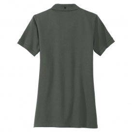 Mercer+Mettle MM1001 Women\'s Stretch Heavyweight Pique Polo - Anchor Grey