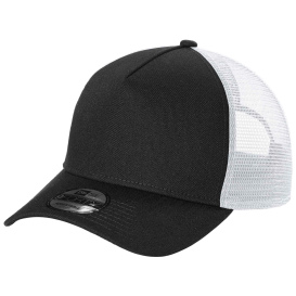 New Era NE212 A-Frame Snapback Mesh Back Cap - Black/White