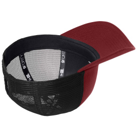 New Era NE212 A-Frame Snapback Mesh Back Cap - Scarlet/Black