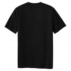 New Era NEA135 Tri-Blend Tee - Black Solid