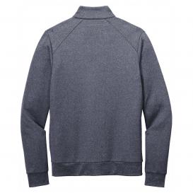 New Era NEA530 Performance Terry Full-Zip Jacket - True Navy Heather