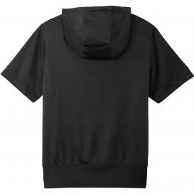 New Era NEA533 Performance Terry Short Sleeve Hoodie - Black