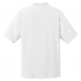 New Era NEA600 Cage Short Sleeve 1/4-Zip Jacket - White
