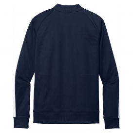 New Era NEA650 New Era Track Jacket - True Navy/White