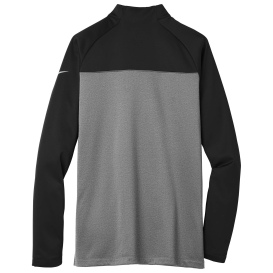 Nike NKAH6254 Therma-FIT 1/2-Zip Fleece - Black/Dark Grey Heather