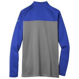 Nike NKAH6254 Therma-FIT 1/2-Zip Fleece - Game Royal/Dark Grey Heather