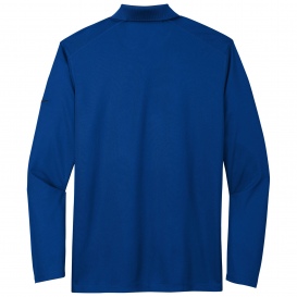 Nike NKDC2104 Dri-FIT Micro Pique 2.0 Long Sleeve Polo - Gym Blue