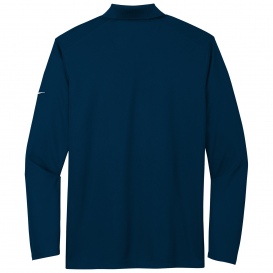 Nike NKDC2104 Dri-FIT Micro Pique 2.0 Long Sleeve Polo - Navy