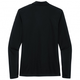 Nike NKDC2105 Ladies Dri-FIT Micro Pique 2.0 Long Sleeve Polo - Black