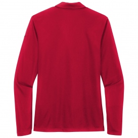 Nike NKDC2105 Ladies Dri-FIT Micro Pique 2.0 Long Sleeve Polo - University Red