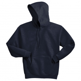 Hanes P170 EcoSmart Pullover Hooded Sweatshirt - Heather Navy