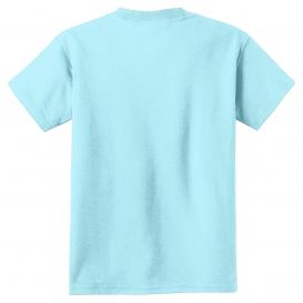 Port & Company PC099Y Youth Beach Wash Garment-Dyed Tee - Glacier